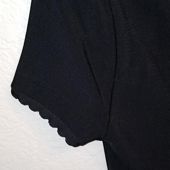 BCBG MAXAZRIA Scalloped Bodycon Dress - Picture 15 of 15